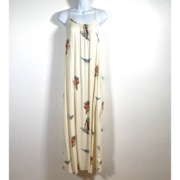 Boys Arrows Dress Small Be Cool Honey Bunny Bird Print Boho Flowy Open Back - Picture 1 of 9